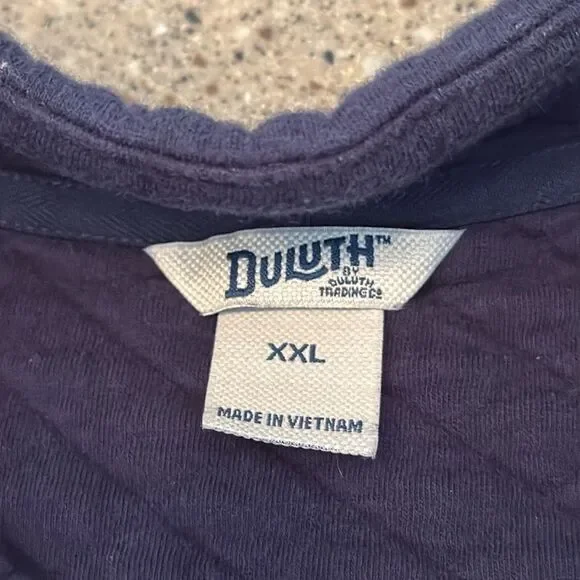 DULUTH Trading Company Quilted Snap Pullover Sweatshirt - Picture 12 of 12